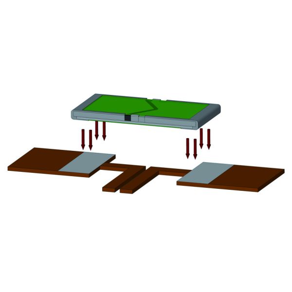 Compact 1206 size resistor Isabellenhuette VMK-R180-1.0-U offering constant current capability up to 10 amperes