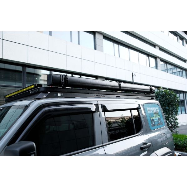 AL6063 SS304 4X4 Tank 300 Aluminum Alloy Universal Luggage Roof Rail Basket Car Roof Racks for GWM