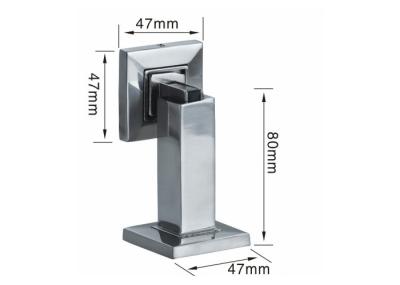 Montagem de moldação de aço inoxidável de perfuração da porta do suporte magnético da parada de porta