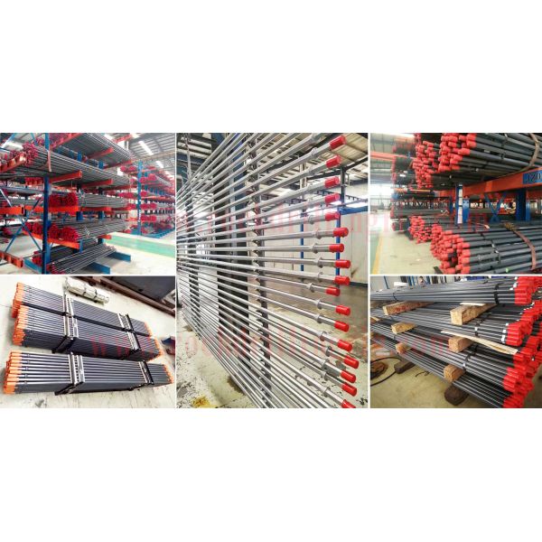 Небольшая бурильная сталь штанга утеса отверстия, продетая нитку стальная точность штанги высокая