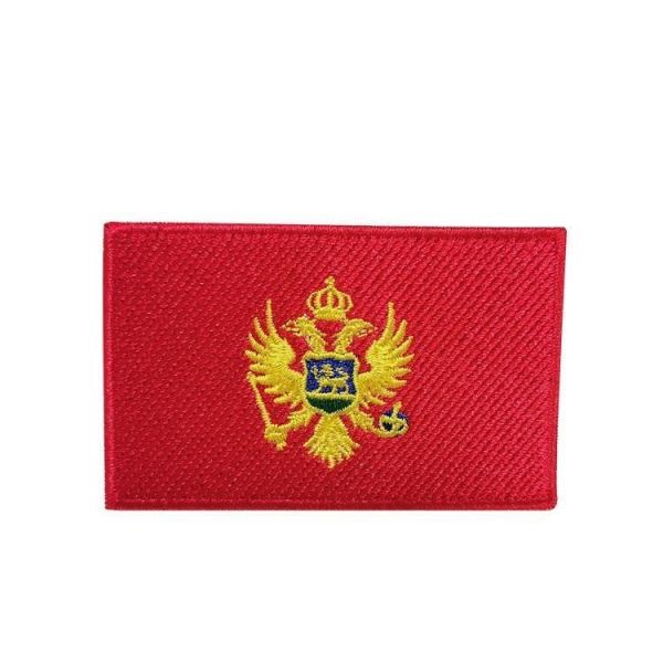 Customized Design Hong Kong Flag Embroidered Patches for Clothing Plastic Material