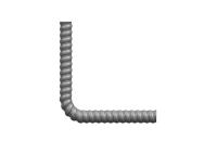 Rebar de renfort concret de 1.20Kg/M Tensile Load 491kN 25mm