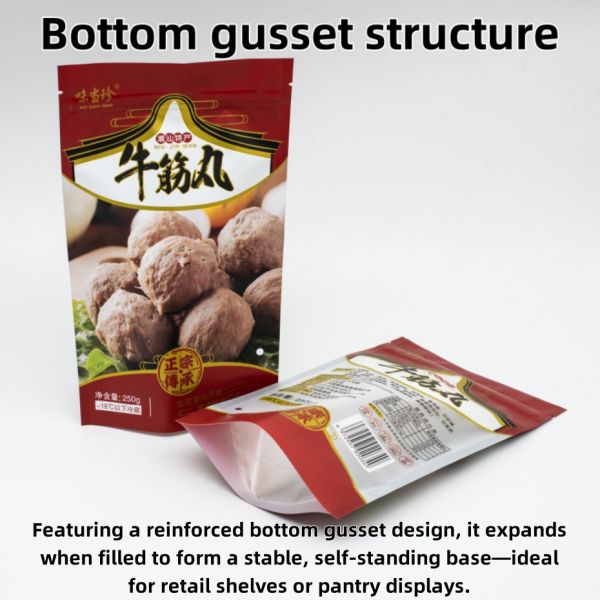 Bolsas Stand Up Multibarrera para Envasado de Alimentos con Resistencia al Aceite y Durabilidad de Alta Calidad.