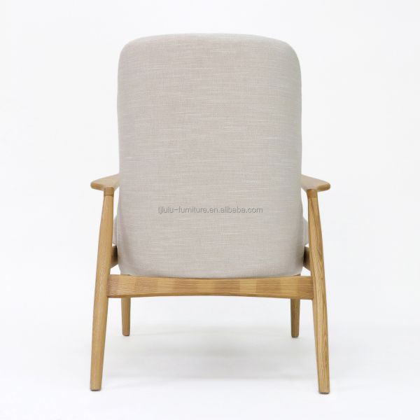 Modern Design Solid Wood Frame Leisure Sofa Chair for Living Room Nordic Luxury Lounge Chair