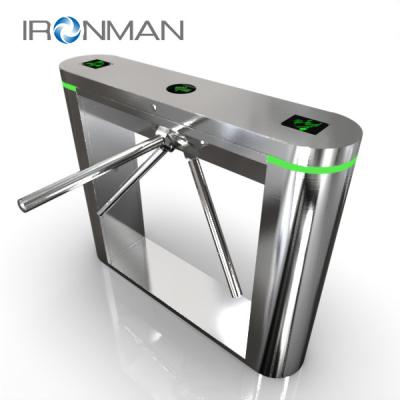 Card Reader Tripod Turnstile Gate Stainless Steel Arm Automatically Drop Down