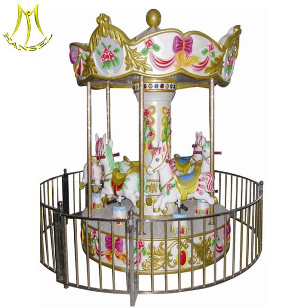 Hansel  used hose rides for sale coin operated games fiberglass toys carousel ride