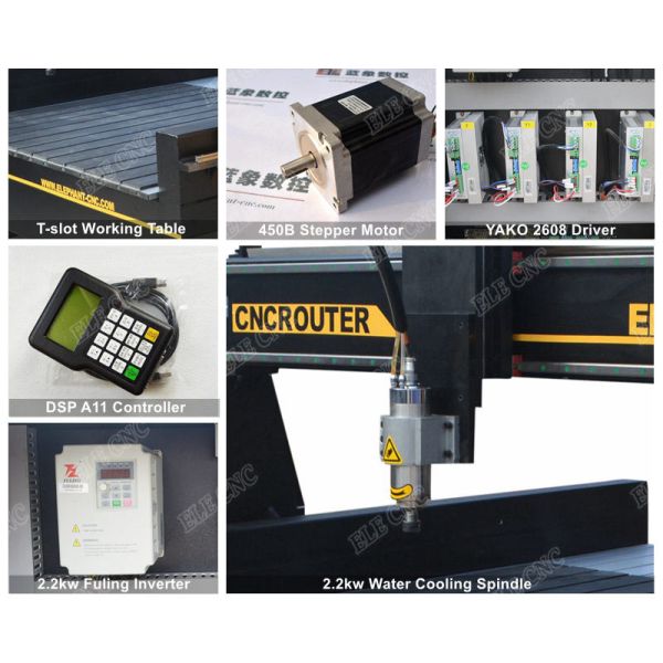 DSP Controller CNC Router Machine 1212 Cnc Woodworking Machinery 220V 3Ph 60Hz