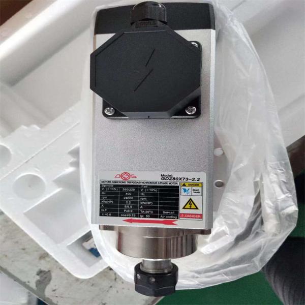 Cnc Router Plotter Square ER25 Spindle Motor 18000rpm 3.5kw Gdz93x82-3.5