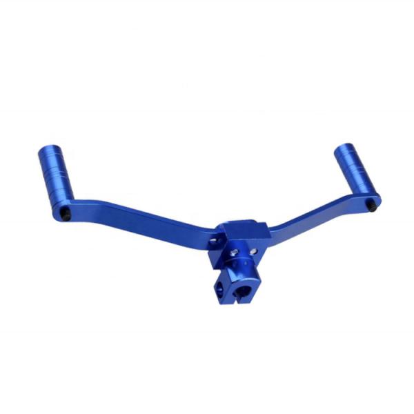 Blue Anodizing CNC Aluminum Parts CNC Machining Motorcycle Accessories