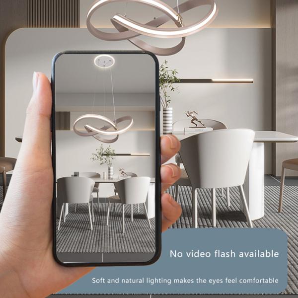 Ceiling Lighting Fixture Remote Dimmable Hanging LED Pendant Light Suspension Moderne for Decoration