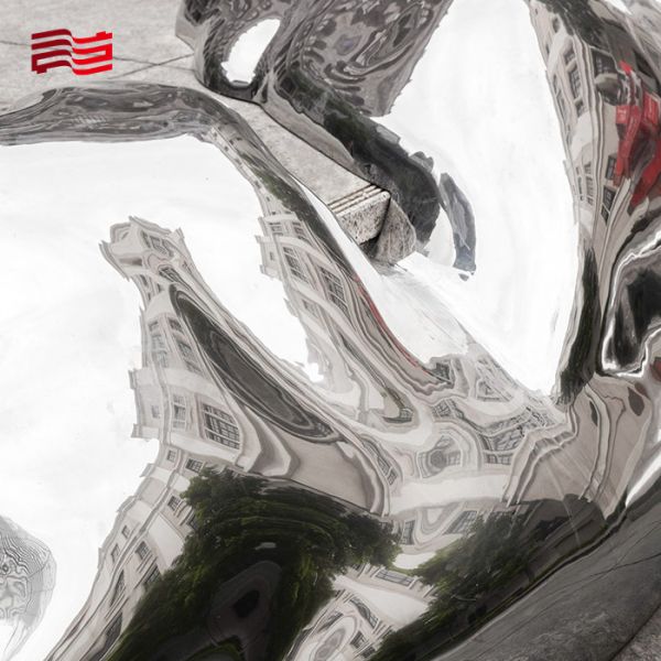 Outdoor Stainless Steel Landscape Sculptures for Customer Size Metal Art Installations
