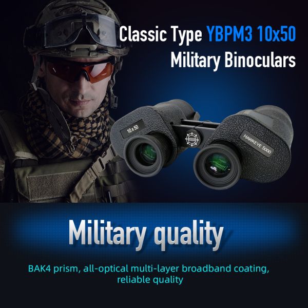 Military Compact HD Waterproof Binoculars Telescope For Adults Bird Watching Travel