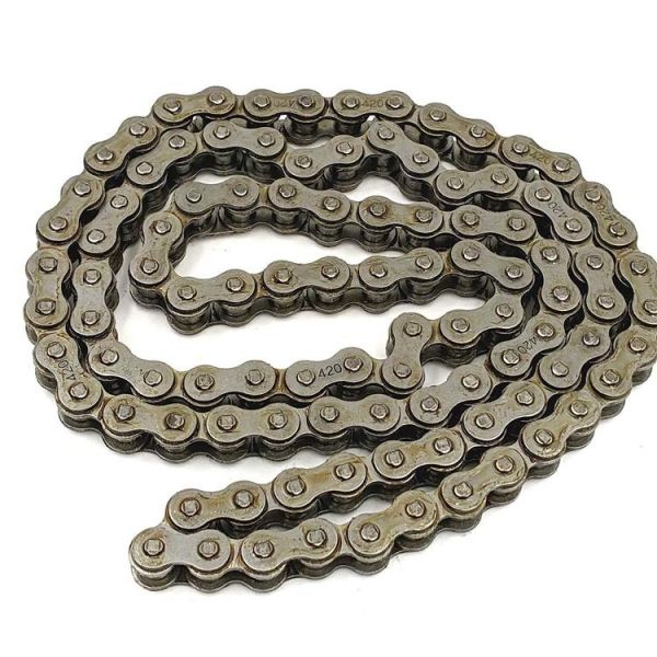 Natural Color Motorcycle Chain for 50cc 150cc Dirt Bike Customizable