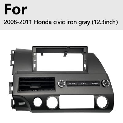 12.3 inch Honda Civic Android Head Unit Iron Gray Android Multimedia Player For Car