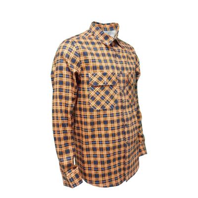 210gsm fogo - luva longa do teste padrão retardador da manta de FRC da camisa do trabalho