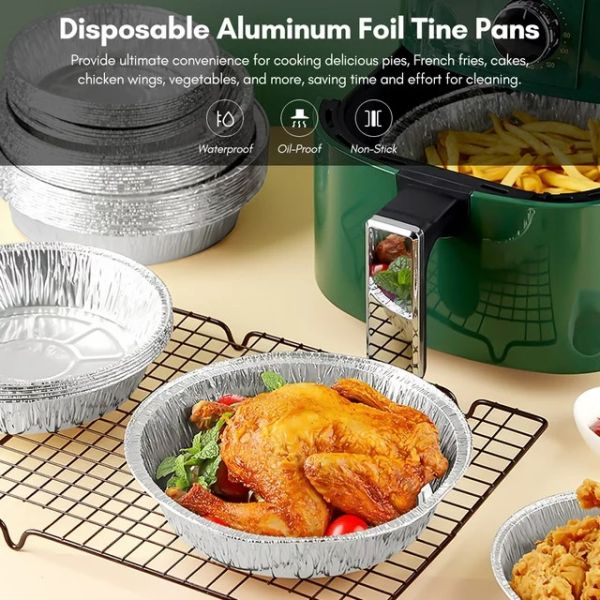 Глубокая тарелка Алюминиевая фольга Посуда для дома