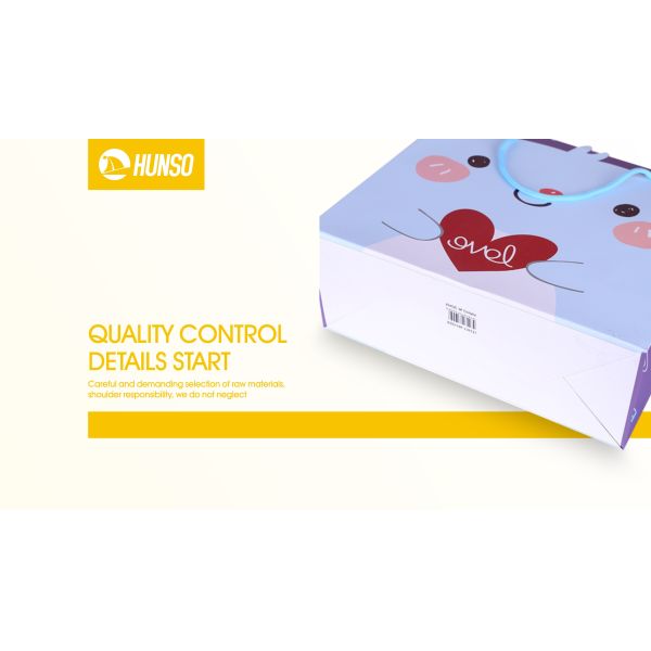 Cute Gift Craft Paper Bag PP Rope Handle Personalised Paper Gift Bags 150gsm For Watch Jewelry