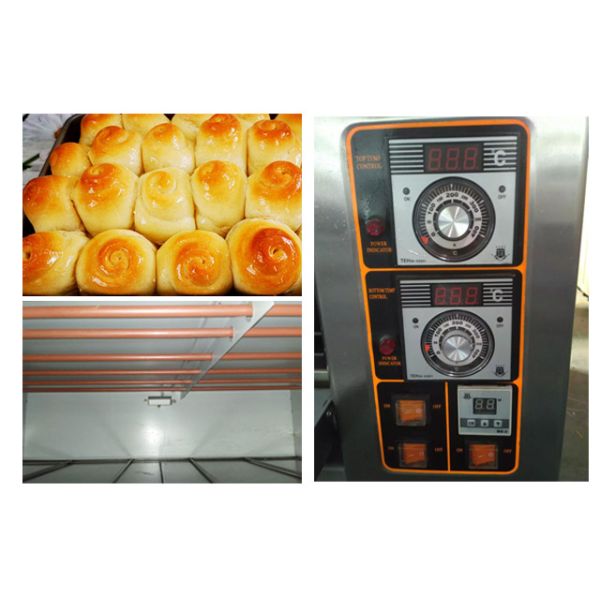 Печь пекарни палубы нержавеющей стали промышленная одиночная с механическим регулятором температуры цифров таймера