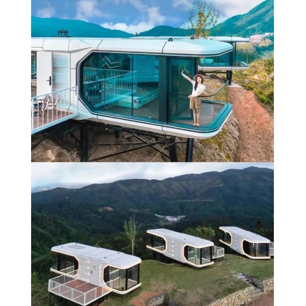 house capsule luxury e7 capsule house model capsule tiny house home mobile prefab modular container