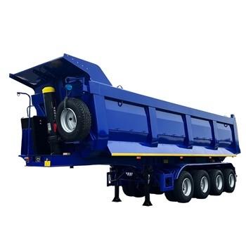 Africa Heavy-Duty Dump Truck Semi Trailer: Engineered for Efficient Transportation and Unloading of Bulk Materials and Waste