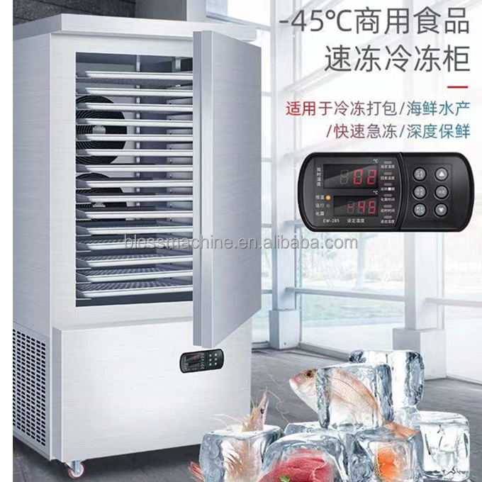 Fan Cooling System Blast Freezer for Super Performance Shrimp Seafood Fast Freezing