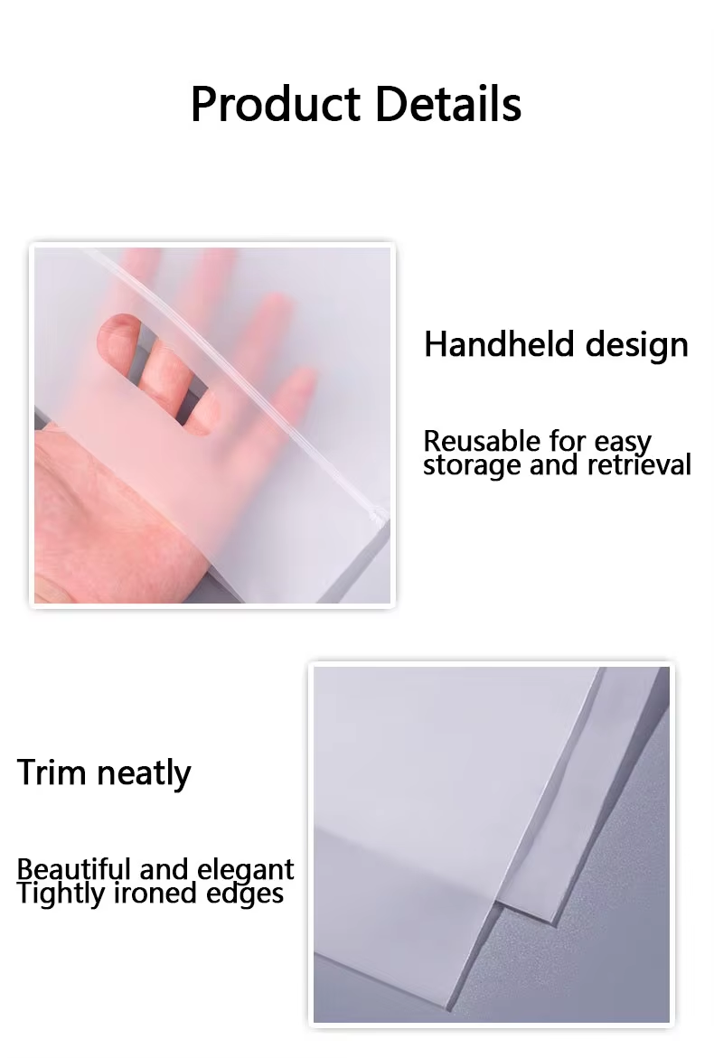Frosted Self Sealing Handheld Clothing Down Suit Stick Bone Bag