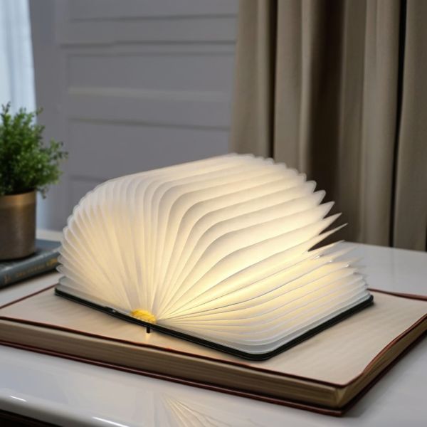 Magnetic Atmosphere Colour Paper Book Lamp Rechargeable USB