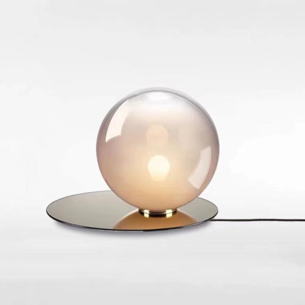 Luxury Nordic Table Lamp Modern Simple Living Room Creative Bedroom Glass Table Light