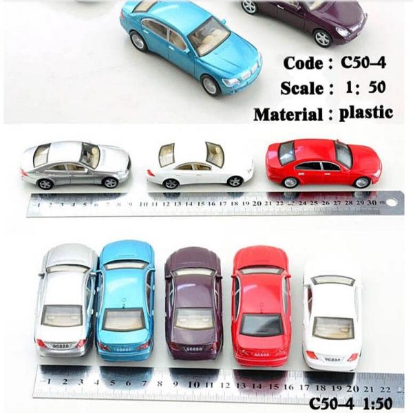 1:75 Scale ABS plastic model painted cars 6.3x2.1x1.8cm for model building material or hobbies toy