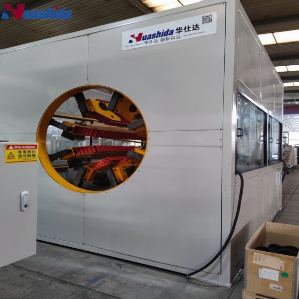 HDPE Jacket Pipe Machine with Vacuum Calibration Technology  for Pre-Insulated Pipe Production Line