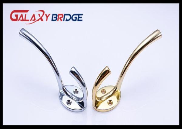 Gold Plated Cloth Hanging Hooks , Solid Wall Cap  Hanger Bag Hooks Bathroom Accessorie Towel Rack