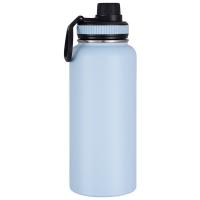 32 oz. 304 thermos en acier inoxydable sous vide isolé double paroi tasse d'eau bleu clair