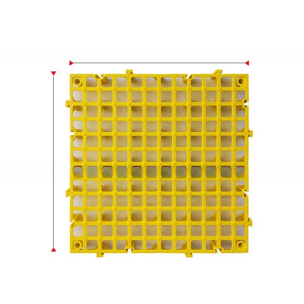 Waterproof Car Wash Splicing Grid Grille Plastic Garage Floor Tile in 40*40*4cm Size