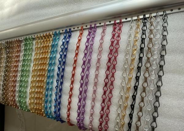 Different Colors Aluminum Alloy Chain Metal Curtain for Hotel decoration use