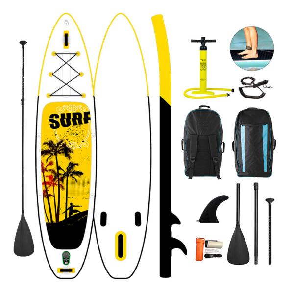 2022 FUSION TECH new design inflatable stand up padlle board soft top air inflate sup paddle board with fins
