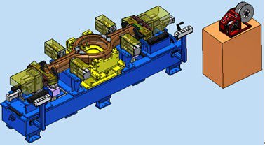 Customized Robot Welding Jig 150VA For Half Housing And Triangle Assembly