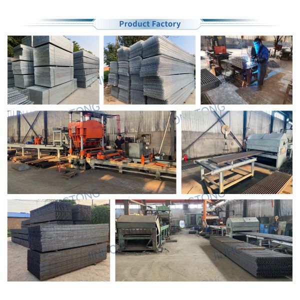 High Quality Factory Walkway Hot Dip Galvanizing Process Steel Grating