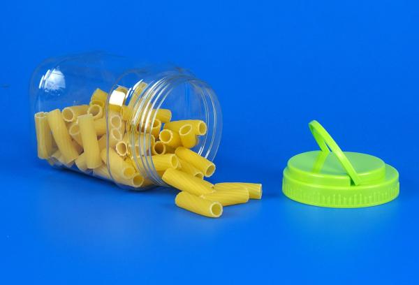 840Ml Plastic Storage Canisters With Colorful Screw On Lid Food Grade Material