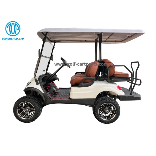 Тележка гольфа 48V/4kw 2 крыши FRP электрическая + объединенная задняя цапфа 2g