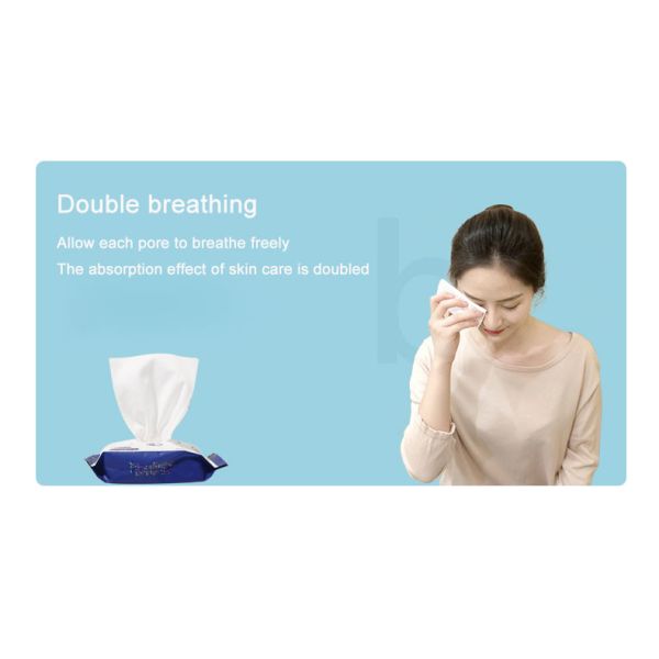 Anti Bacterial Soft Makeup Cleaning Wipes For Eradicating Mites Effectively