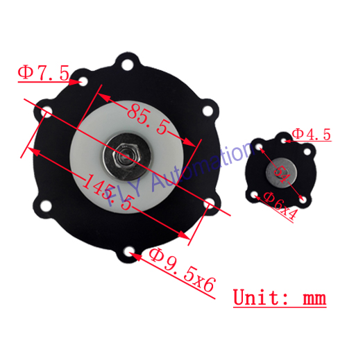 Los equipos de reparación de las membranas del doble de la válvula de diafragma de JISI50 JISR50 Joil reconstruyen equipos dos primaveras