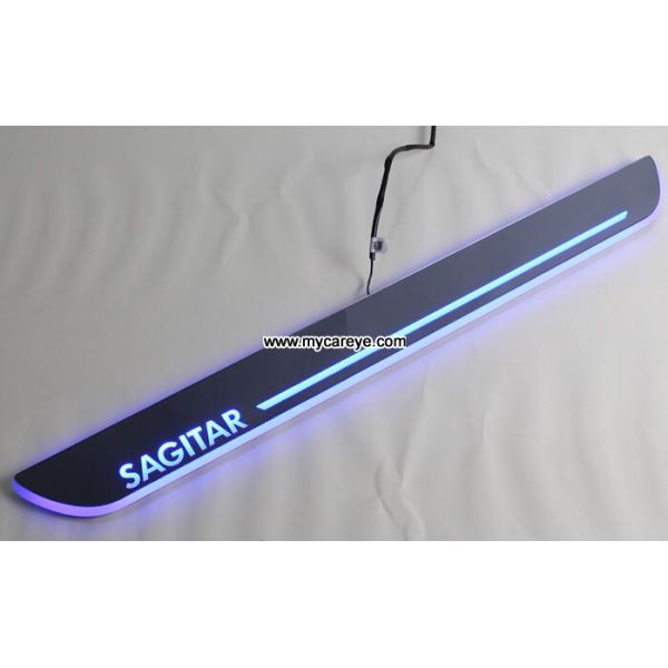 Volkswagen Sagitar car welcome light led Moving Door sill Scuff Pedal Lights