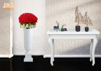 Les articles de décoration de Matte White Floor Vases Homewares sonnent de la trompette des vases à Tableau de fibre de verre