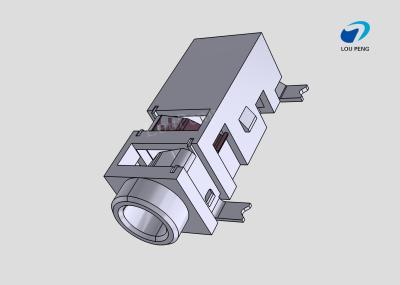 DC Jack Connectors, Cable-to-Board, 3 Position, Phone Jack, Right Angle, Printed Circuit Board, SMD