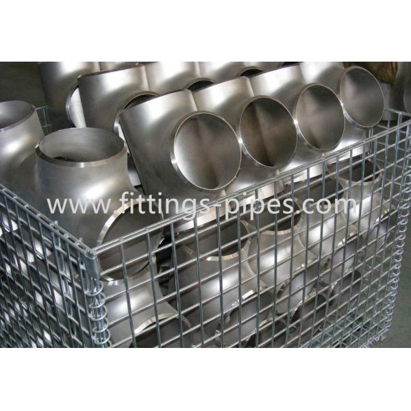 Sch 40 Butt Welded Tee , Astm A 234 Seamless Steel Pipe Tee