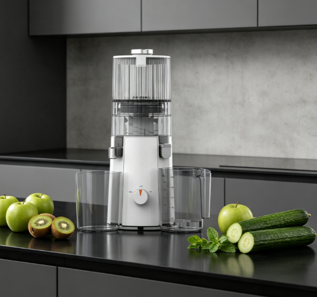 Fresh Smart HJ102A Slow Masticating Juicer – The 55 RPM Cold Press That Finally Makes Daily Juicing Effortless, with 135mm Whole-Fruit Chute, Self-Cleaning & High-Yield Extraction