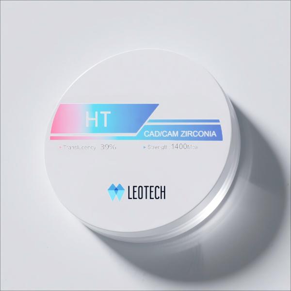 HT High Opacity Zirconia Block for Veneers / Inlays / Onlays White Shade CAD/CAM Milling Disc 98x25mm
