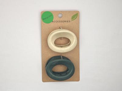 Différentes formes de pinces à griffes en plastique recyclé pour cheveux écologiques biodégradables de couleur différente