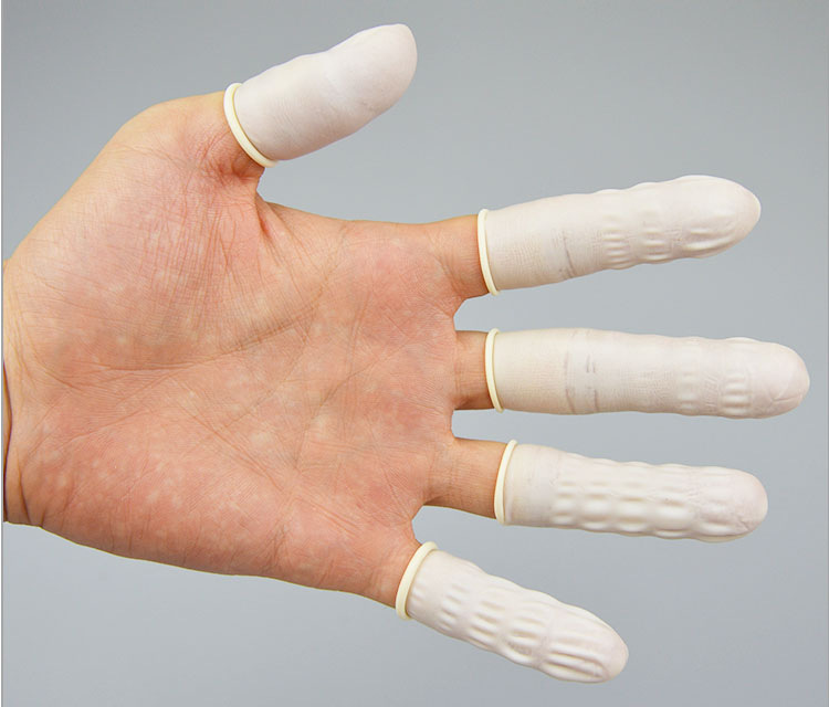 Disposable Personal White Finger Cover Or Finger Cot For Tattoo Accessories , Semi Permanent Makeup