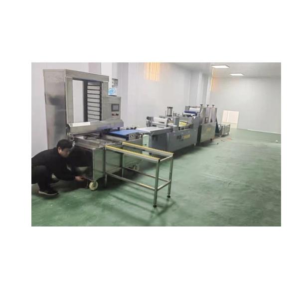 Fully Automatic Dough Press Machine Frozen Pizza Production Line